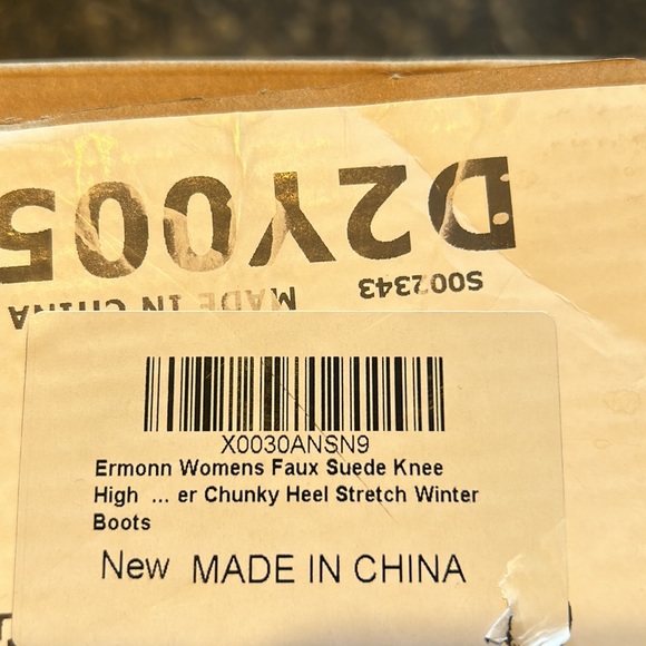 New Over the Knee Chunky Heel Boots - Picture 11 of 12